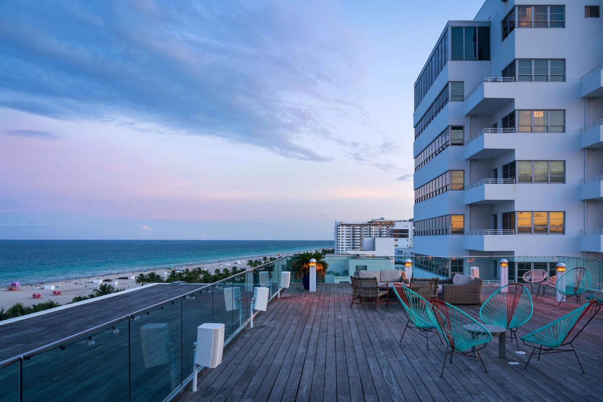 Nautilus Sonesta Miami Beach Luaran gambar View from the rooftop