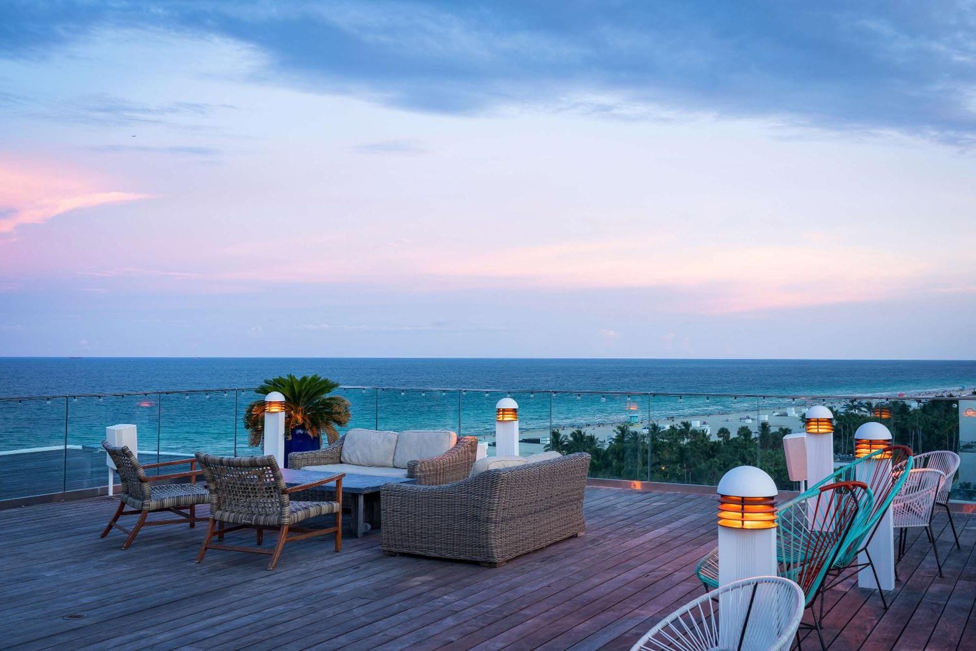 Nautilus Sonesta Miami Beach Luaran gambar View from the rooftop